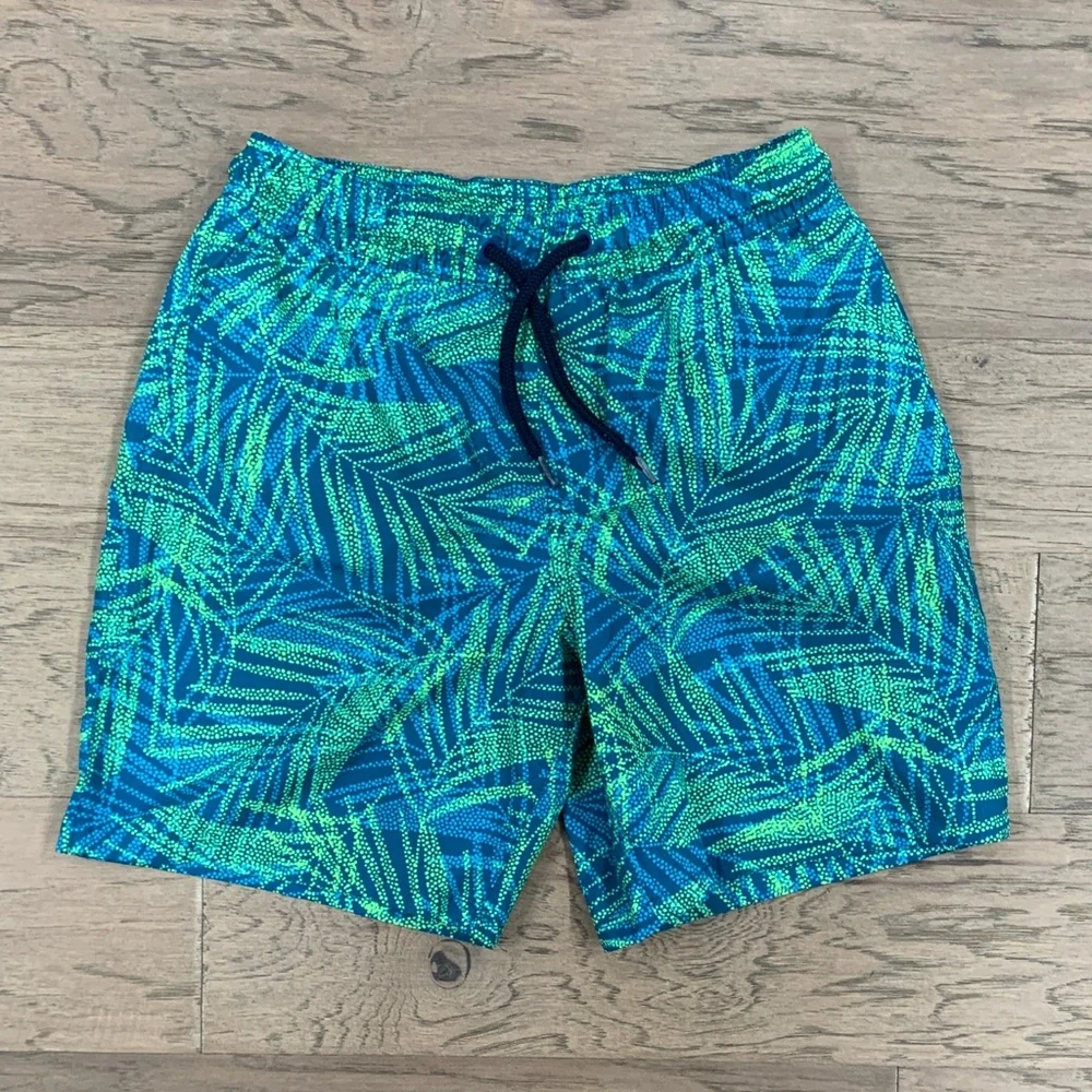 Lands' End Boys Stretch Hydroliner Sport Swim Trunks Size Medium